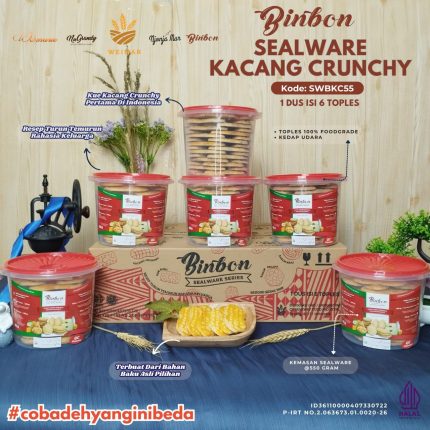 BINBON KACANG CRUNCHY @550 Gr